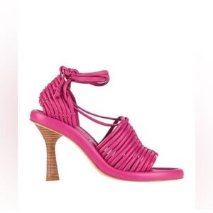NWT Paloma Barcelo Lida Napa Pink Sandal size EU38/US7